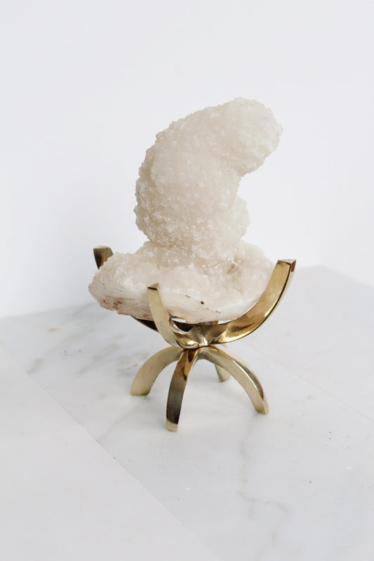 MM Quartz White Crystal Mineral - Natural Boho Decor
