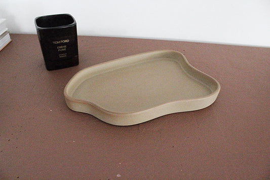 Ceramic Serving Tray – Stoneware Catchall Platter