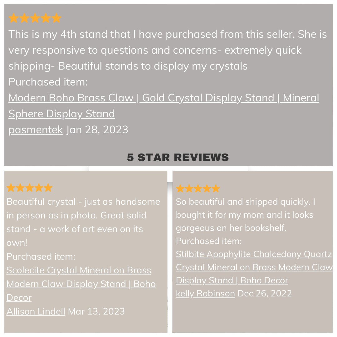 White Chalcedony Quartz – Boho Crystal Display with Brass Claw Stand