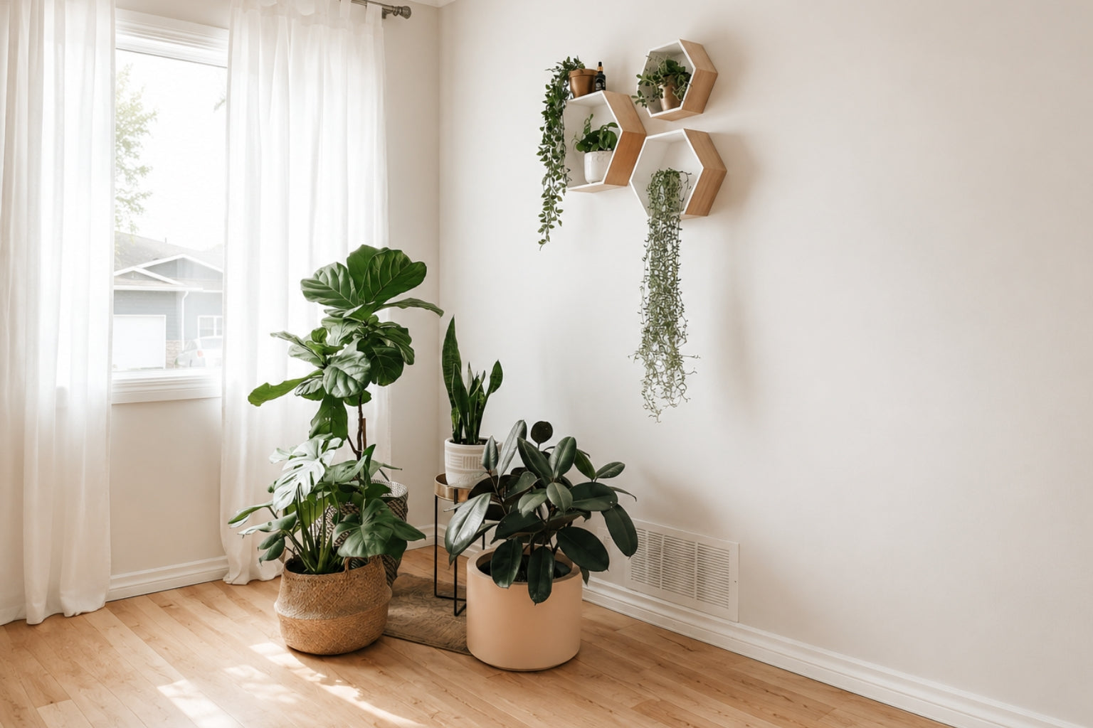 The living room corner that changes everything: how to style a plant vignette
