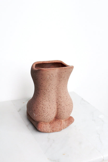 Woman Form Pottery Terracotta Colors Feminine Body Pot Neutral Planter Planter Indoor Plants Home Decor Ceramic Planter Houseplant Container
