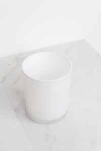 Candle Glass Container Metallic Luxury Designer Candle Vessel Glass Jar Iridescent Translucent Matte Black Modern Minimal Candle Jar Vessel