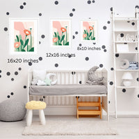 Framed Matisse-Inspired Floral Wall Art – Flower 3