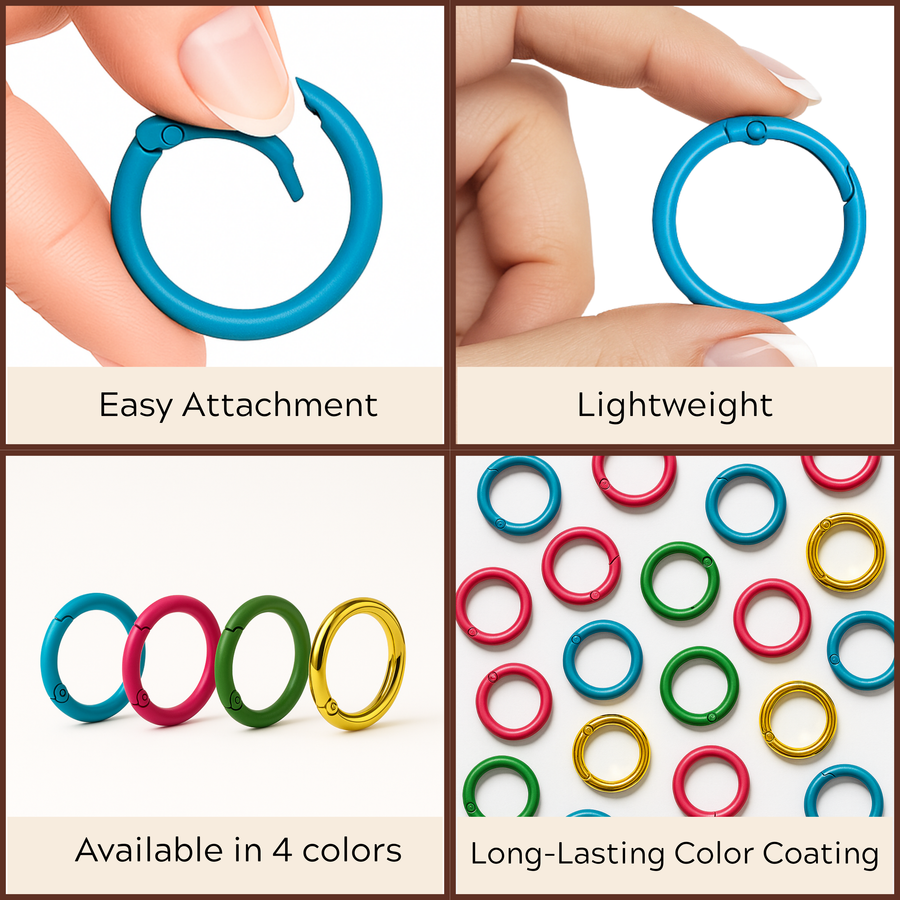 6pcs Labubu Doll Keychain Rings Set