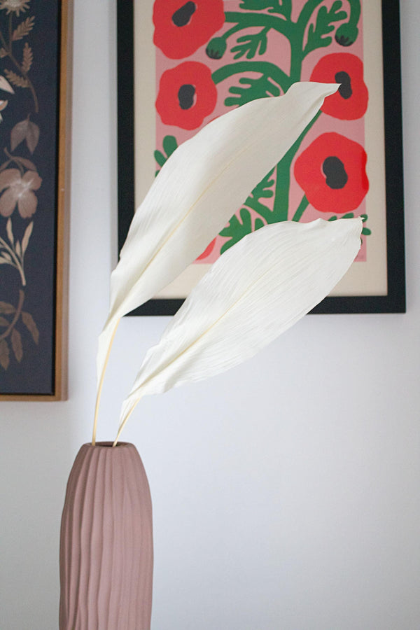 Purple Neutral Color Vase Muted Tone Tall Vase for Branches Brown Vase Floral Arrangement Rustic Vessel Ribbed Texture Wabi Sabi Aesthetic Modern Vase Floral Arrangement Organic Vessel Ribbed Texture Wabi Sabi Aesthetic