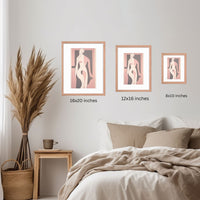 Framed Feminine Wall Art – Lady 3