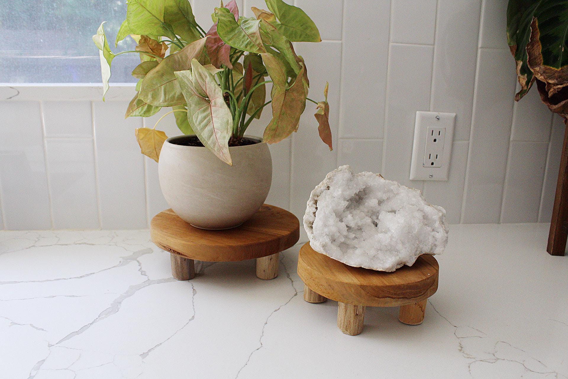 Small Plant Stand Wood Plant Stand Table Plant Stand Window Plant Stand Shelf Plant Stand 4 inch Pot 6 inch Pot Plant Riser Indoor Plant Stand Plant Lover Gift Housewarming Gift