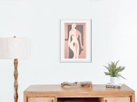 Framed Feminine Wall Art – Lady 3
