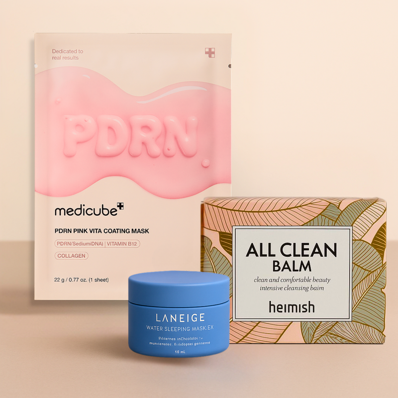 Korean Skincare Gift Set – Glowy Facial Masks for Her, Spa & Self Care Kit