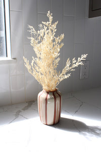 Striped Mollino Bud Vase – Minimalist Vase