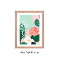 Framed Matisse-Inspired Floral Wall Art – Flower 6