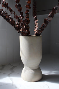 Modern Wood Vase White Container Collection Natural Design Element Dried Flower Display Home Accent Piece Wedding Centerpiece Decor Organic Style Living Room Feature Farmhouse Detail Premium Construction Beautiful Showcase Art Natural