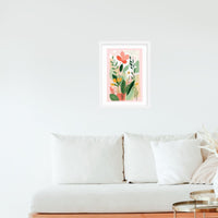 Framed Matisse-Inspired Floral Wall Art – Flower 9