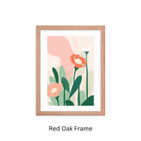 Framed Matisse-Inspired Floral Wall Art – Flower 3