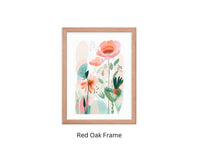 Framed Matisse-Inspired Floral Wall Art – Flower 5