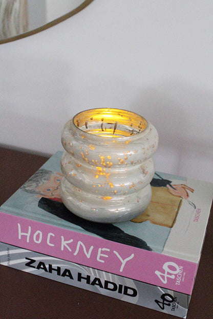 Modern Vase Elegant Vase Silver Metallic Vase Antique Finish Vase Floral Arrangement Container Candle Holder Centerpiece Dining Table Decor Wedding Decor Anniversary Decor Party Decor Home Accent Piece