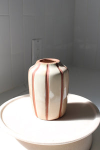 Striped Mollino Bud Vase – Minimalist Vase