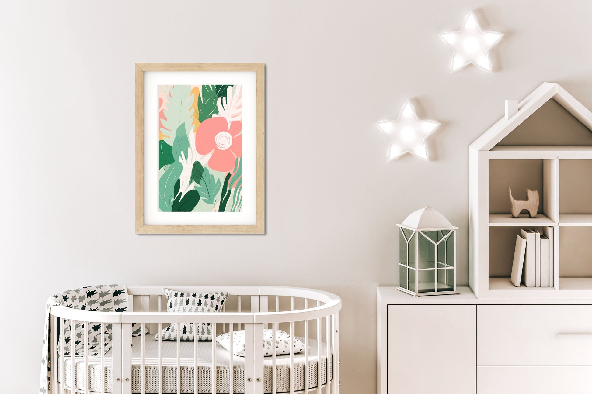 Floral Art Print Boho Maximalist Aesthetic Framed Painting Matisse Flower Art Print Tropical Bath Art Decor Colorful Wildflowers Abstract