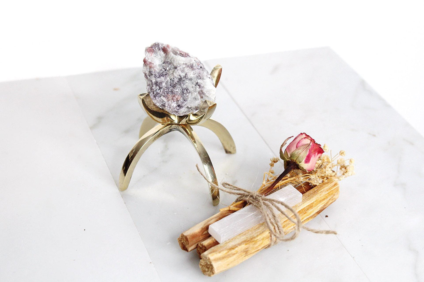 Pink Tourmaline Self Care Gift Box for Women, Sympathy Care Package for Her Best Friend Holiday Valentine Gift for Crystal Lover for Birthday Spiritual Gift