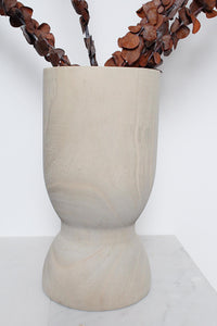 Wedding Centerpiece Vase White Wood Collection Modern Design Element Natural Home Accent Dried Flower Display Organic Style Living Room Feature Farmhouse Detail Premium Construction Beautiful Showcase Art Piece Decor Essential