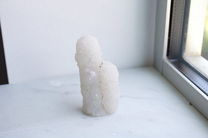 MM Quartz White Crystal Mineral – Natural Boho Decor Accent
