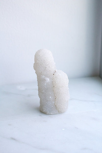 MM Quartz White Crystal Mineral – Natural Boho Decor Accent