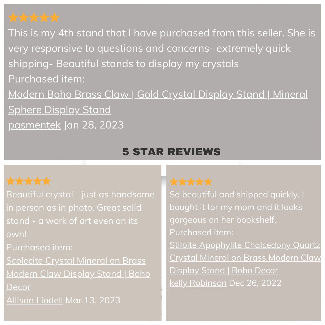 Crystal Sun Catcher – Brass Moon with Natural Stones