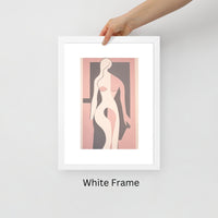 Framed Feminine Wall Art – Lady 3