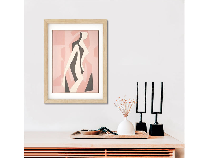 Framed Feminine Wall Art – Lady 2