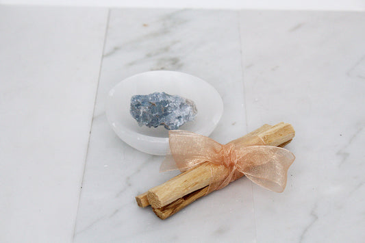Blue Celestite Cleansing Kit