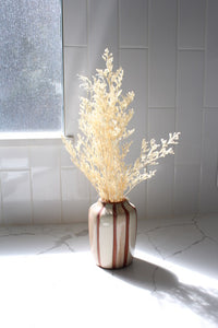 Striped Mollino Bud Vase – Minimalist Vase
