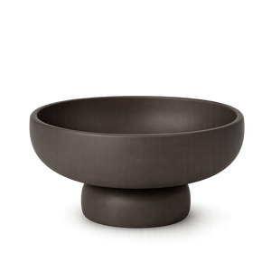 Black Ikebana Bowl – Minimalist Japanese Floral Arranging Dish