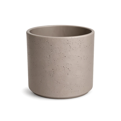 Dark Grey Planter – Textured Ceramic Indoor Pot