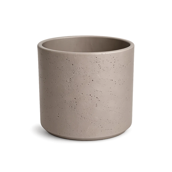 Dark Grey Planter – Textured Ceramic Indoor Pot