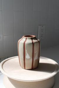 Striped Mollino Bud Vase – Minimalist Vase