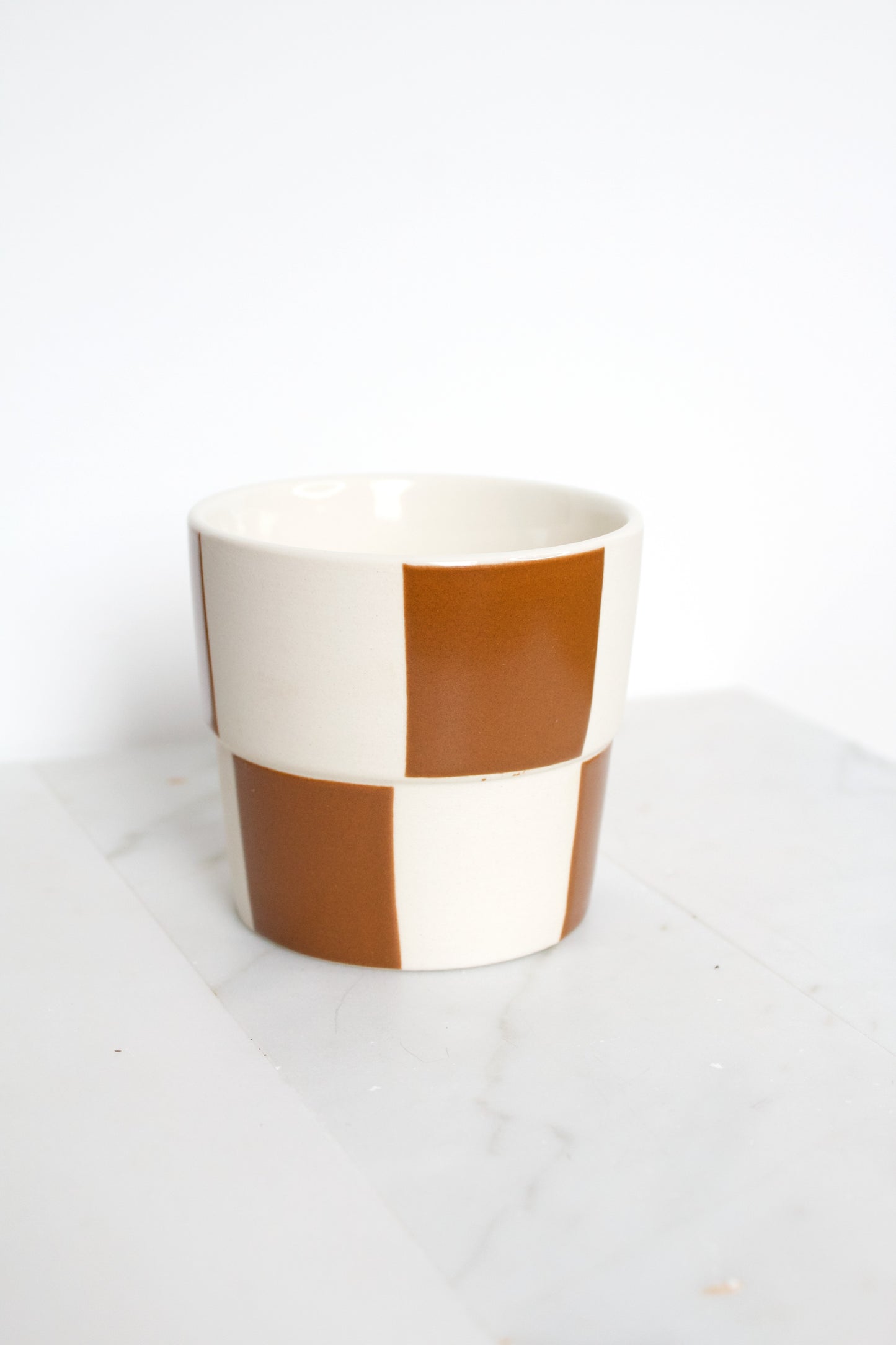 Checkerboard Pot