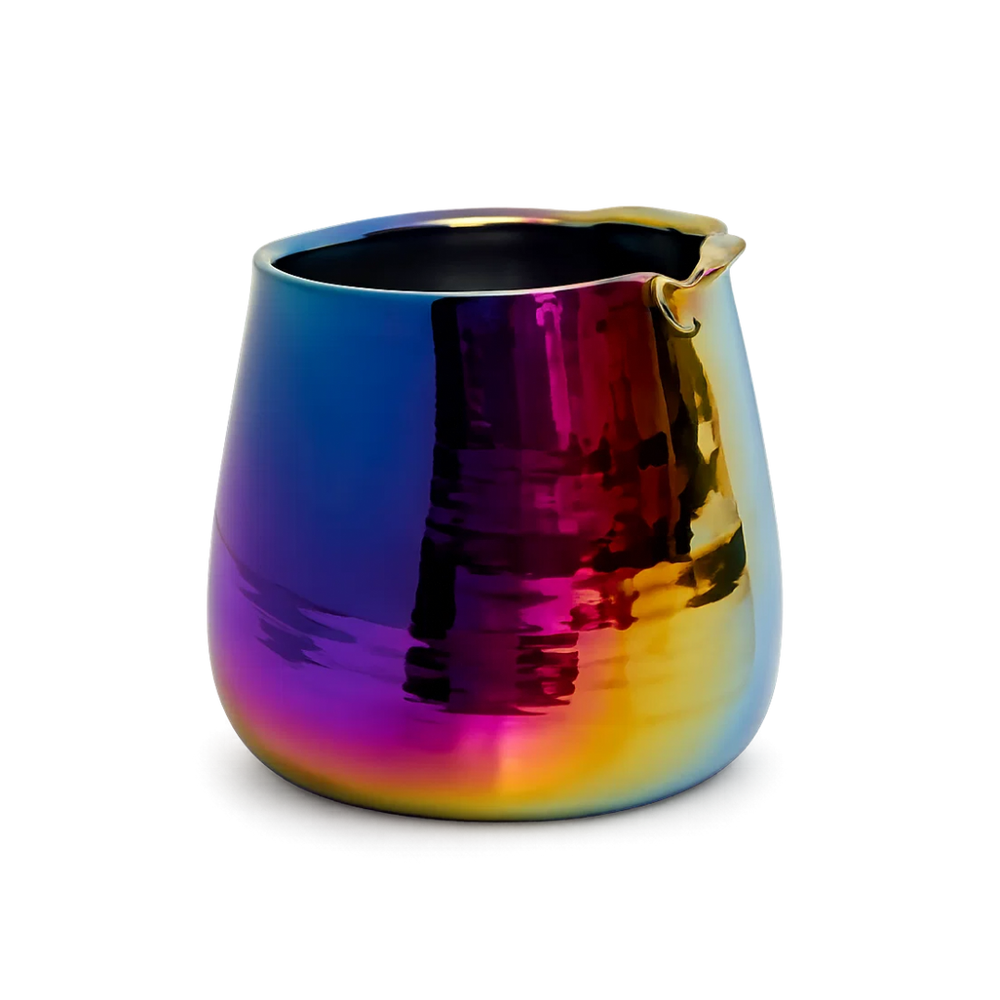 iridescent planter pot Iridescent Rainbow Planter – Maximalist Ceramic Pot