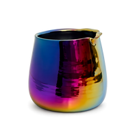 Iridescent Rainbow Planter – Maximalist Ceramic Pot