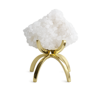 White Apophyllite Stone – Modern Crystal Display Accent