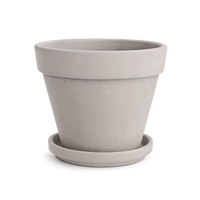 Terracotta Plant Pot with Drainage – Small Planter with Saucer
