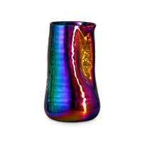 Iridescent Ceramic Vase – Maximalist Table Centerpiece