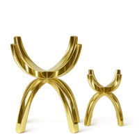 Brass Crystal Display Stand – Meditation Crystal Holder & Altar Decor