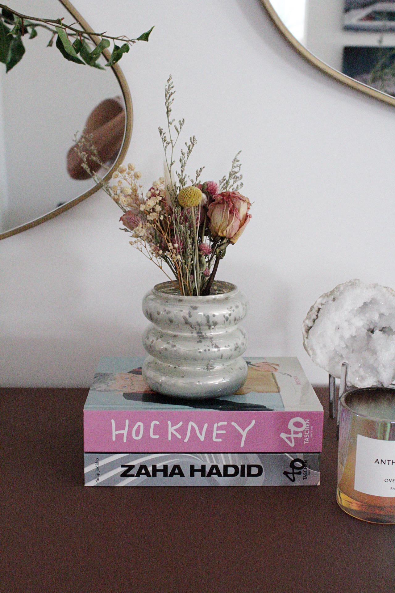 Glass Vase Modern Vase Elegant Vase Silver Vase Metallic Vase Antique Finish Vase Floral Container Candle Holder Centerpiece Wedding Decor Anniversary Gift Party Decor Home Accent Tabletop Accessory