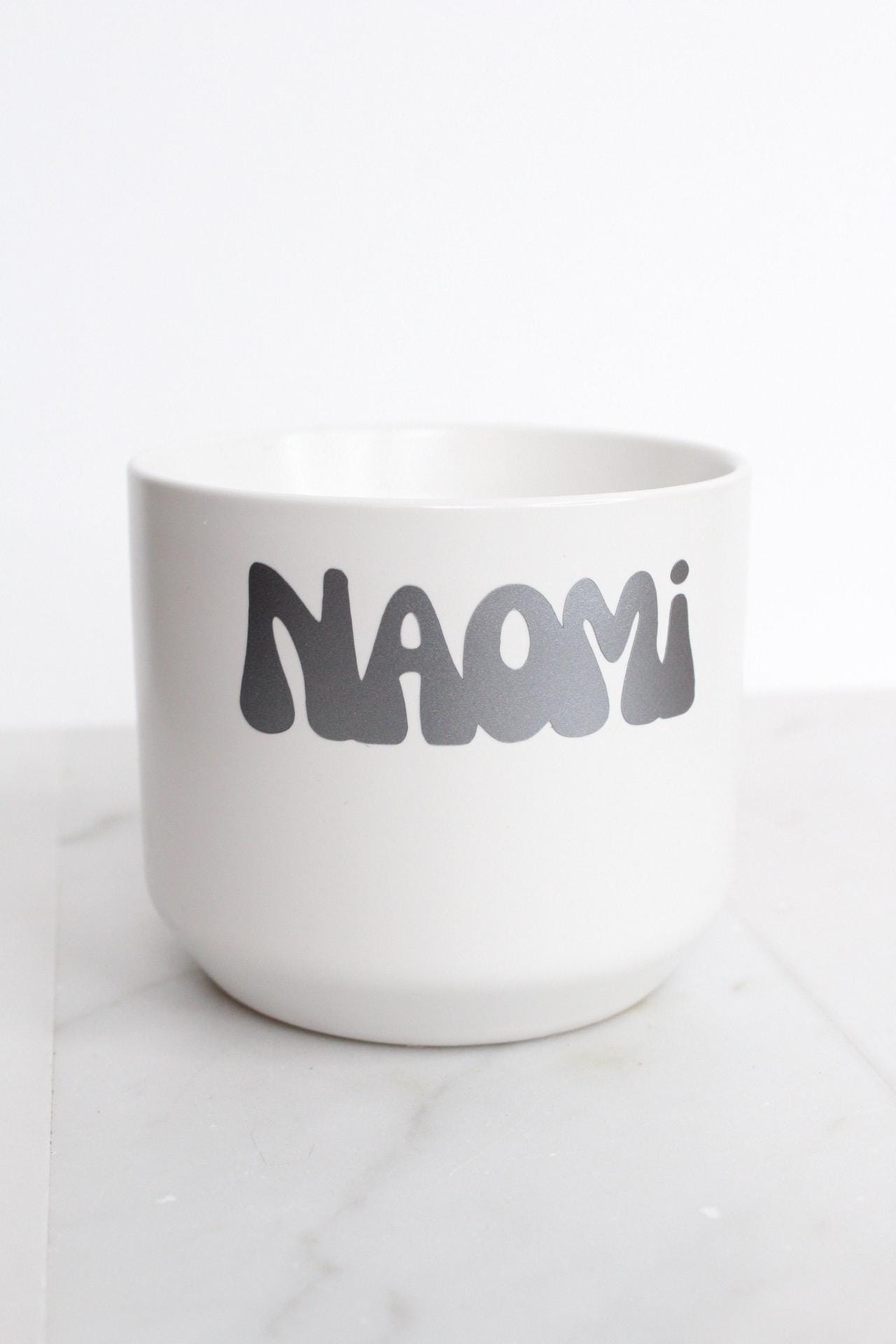 Personalized Ceramic Planter Small Plant Pot Desk Planter Succulent Pot Indoor Planter Office Decor Windowsill Planter Housewarming Gift Plant Lover Gift Birthday Gift Wedding Favor Apartment Plant Pot