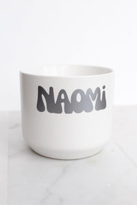 Personalized Ceramic Planter Small Plant Pot Desk Planter Succulent Pot Indoor Planter Office Decor Windowsill Planter Housewarming Gift Plant Lover Gift Birthday Gift Wedding Favor Apartment Plant Pot