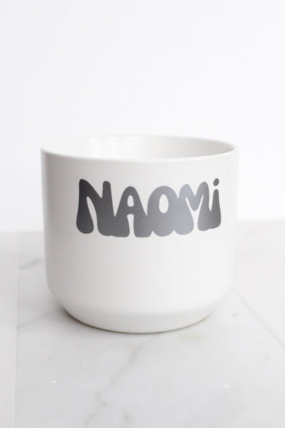 Personalized Ceramic Planter Small Plant Pot Desk Planter Succulent Pot Indoor Planter Office Decor Windowsill Planter Housewarming Gift Plant Lover Gift Birthday Gift Wedding Favor Apartment Plant Pot