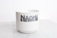 Personalized Ceramic Planter Small Plant Pot Desk Planter Succulent Pot Indoor Planter Office Decor Windowsill Planter Housewarming Gift Plant Lover Gift Birthday Gift Wedding Favor Apartment Plant Pot