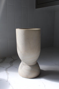 Natural Wood Vase White Container Collection Modern Design Element Dried Flower Display Premium Construction Wedding Centerpiece Detail Organic Style Living Room Accent Farmhouse Decor Beautiful Showcase Art Piece Home Essential