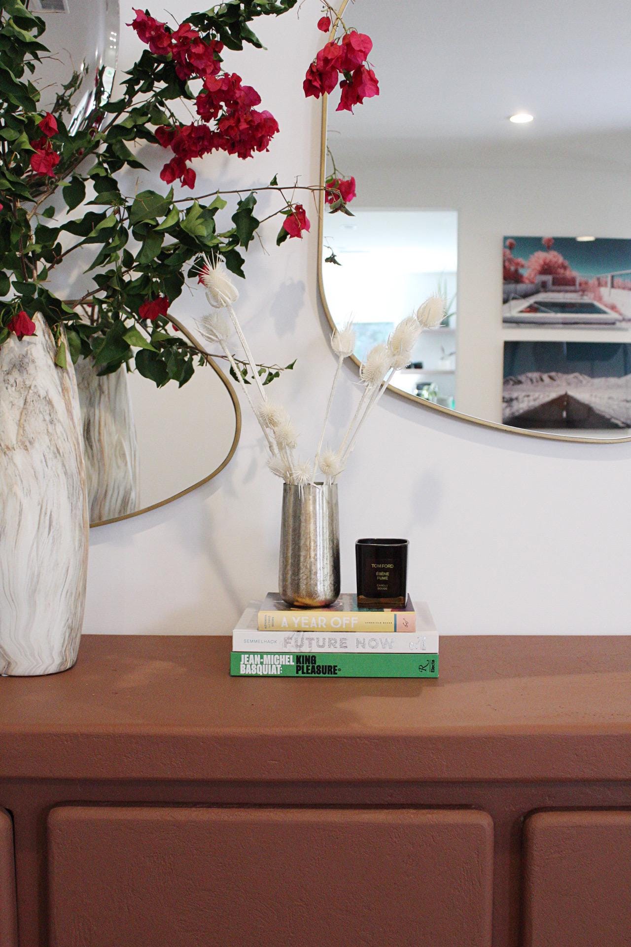 Gold Metallic Vase Antique Finish Bohemian Farmhouse Modern Decor Versatile Living Room Entryway Dining Room Bedroom Centerpiece Accent Piece Housewarming Wedding Gift