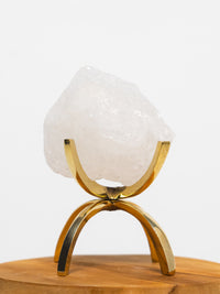 Crystal Energy Bundle – Modern Gemstone Decor Set with Brass Claw Stands